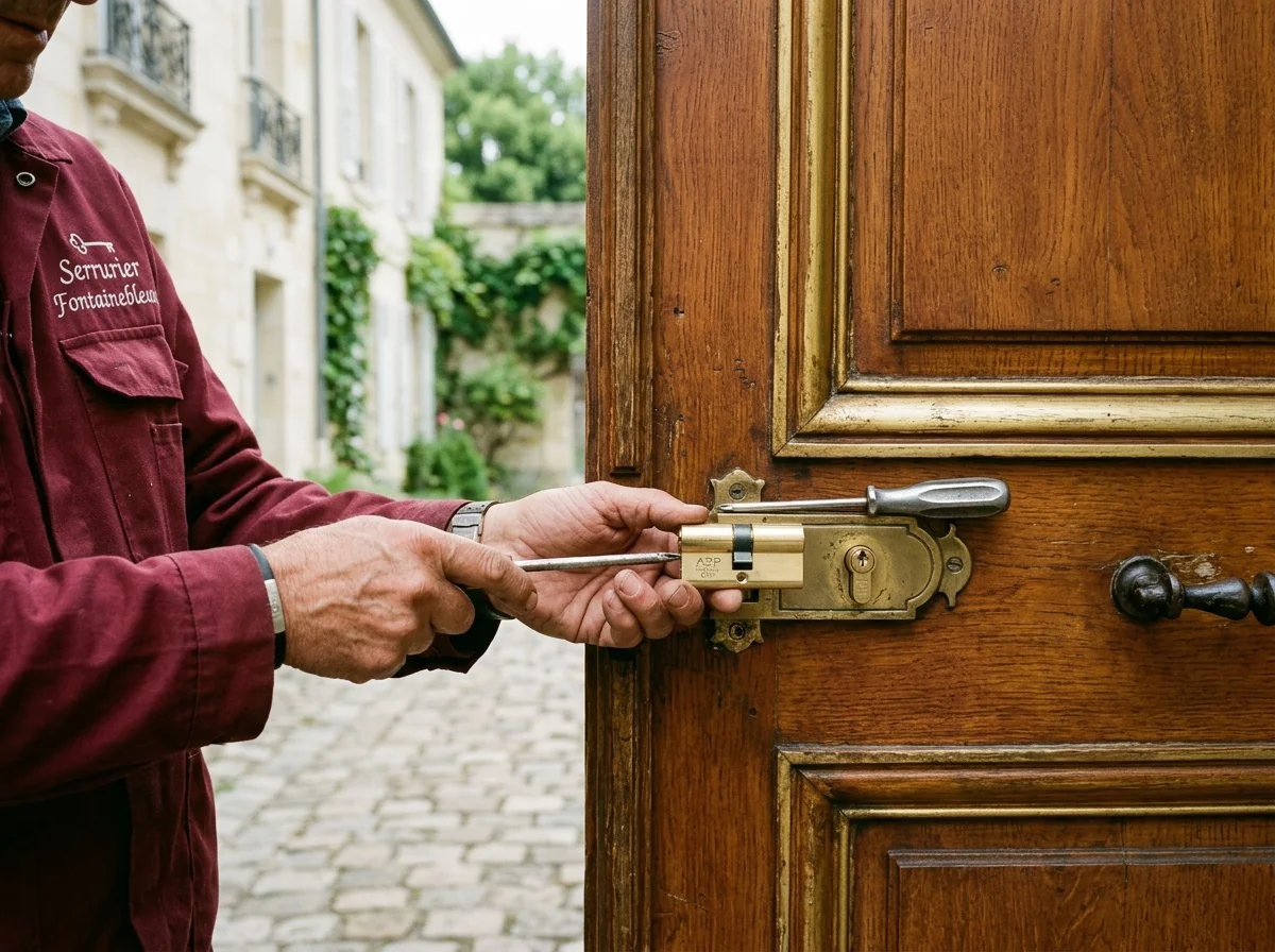 Changement de cylindre - Serrurier Fontainebleau