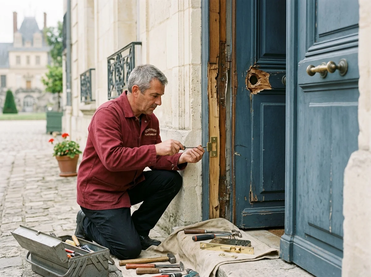 Réparation après effraction - Serrurier Fontainebleau